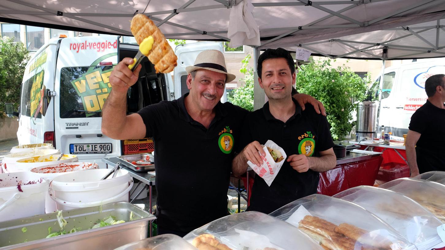 Herzhafte und süße Köstlichkeiten warteten beim Veggie-Fest auf die Besucher.