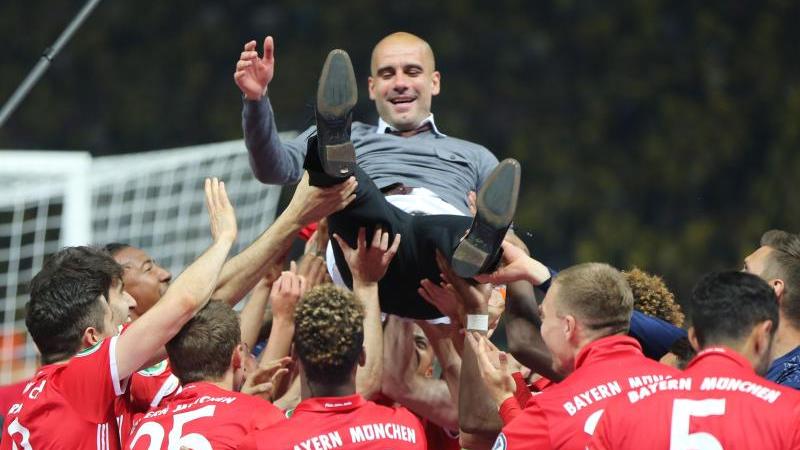 Bayern sind Pokalsieger: Guardiola verabschiedet sich mit Double