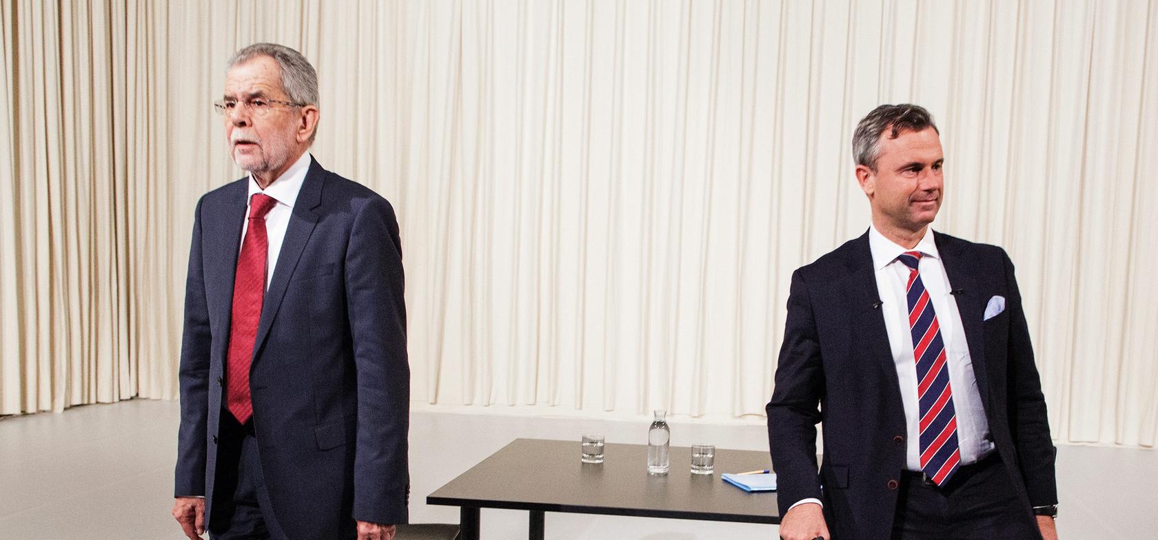 Van der Bellen oder Hofer? Die Präsidentenwahl in Österreich muss wiederholt werden.