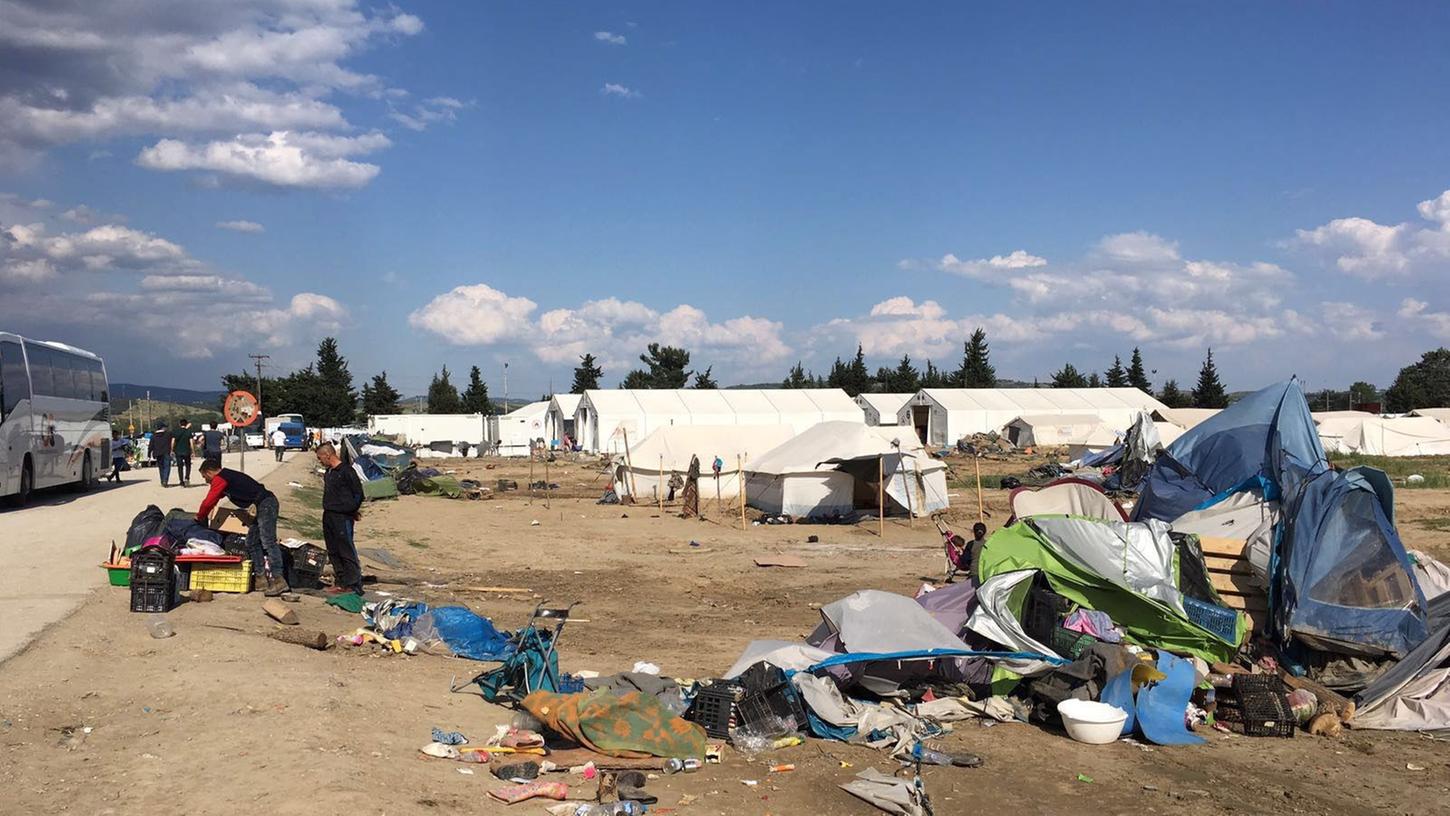 Die Räumung des Flüchtlingslager Idomeni geht weiter und verläuft bisher reibungslos.