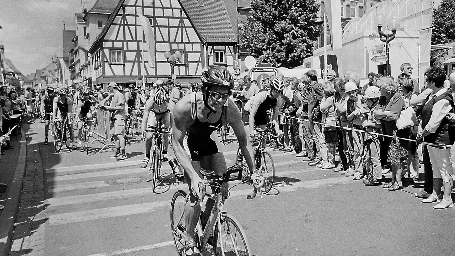Triathlon-Trend erfasst Forchheim 1993