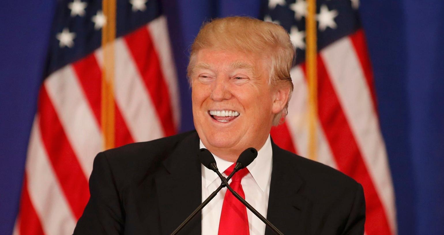 Donald Trump hat gut lachen: Nach einer Hochrechnung der amerikanischen Nachrichtenagentur AP soll er die nötigen Delegiertenstimmen erreicht haben, um Kandidat der Republikaner werden zu können.
