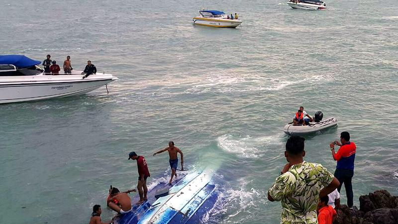 Für drei Touristen endete der eintägige Bootsausflug im Nordwesten der thailändischen Urlaubsinsel Koh Samui tödlich.