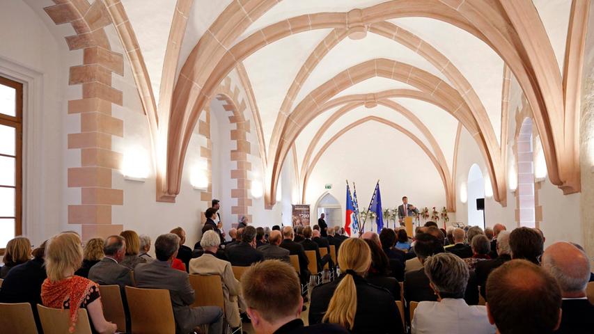 Im frisch restaurierten Kaisersaal hielt Finanzminister Markus Söder seine Festansprache.
