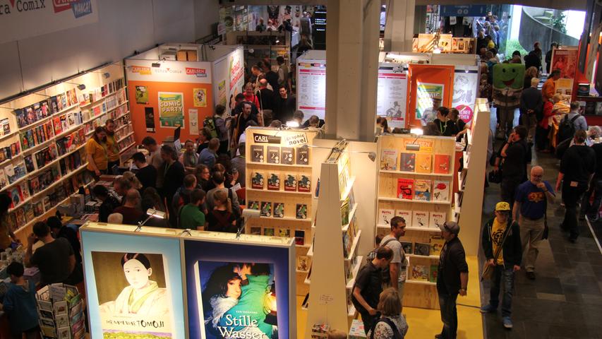 Auch beim dritten Tag des Comic-Salons strömten Fans, Nerds und Cosplayer nach Erlangen.