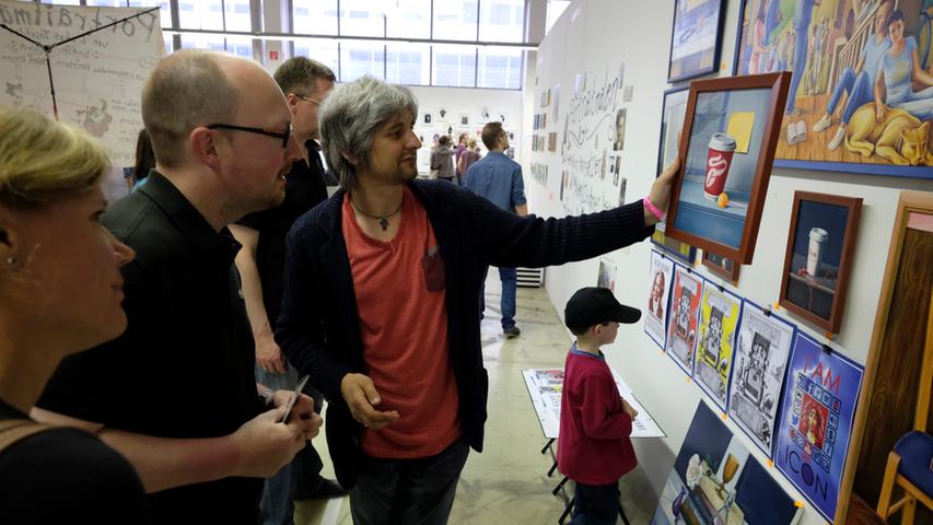 SupermART: Der Kunstsupermarkt auf AEG fasziniert Besucher