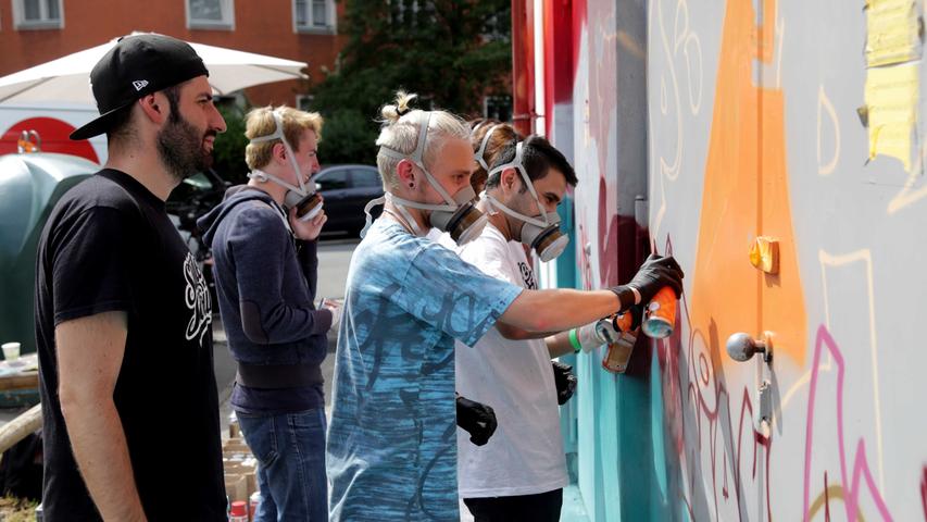 Urban Art am Trafohaus: Graffiti-Aktionstag der N-Ergie