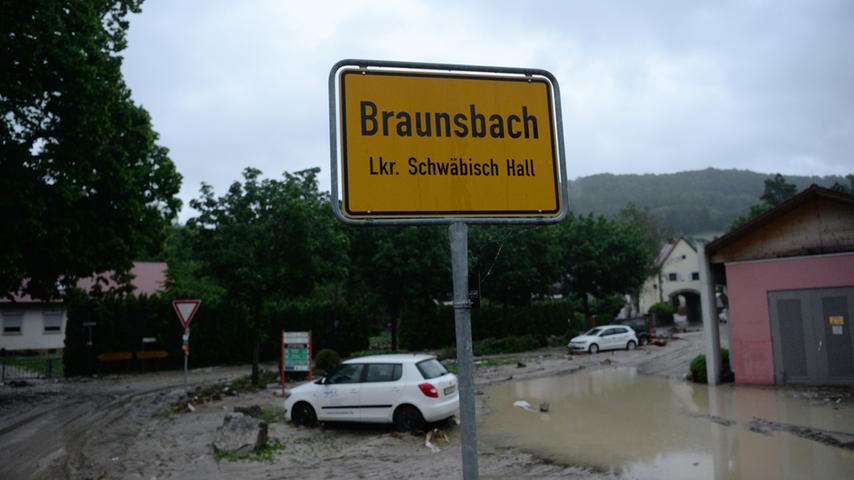 Braunsbach zählt ca. 900 Einwohner.