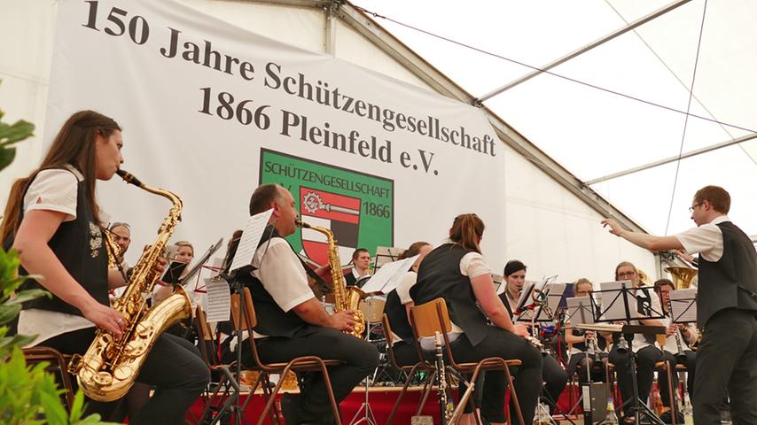 Die Schützengesellschaft Pleinfeld feierte ihr 150-jähriges Bestehen