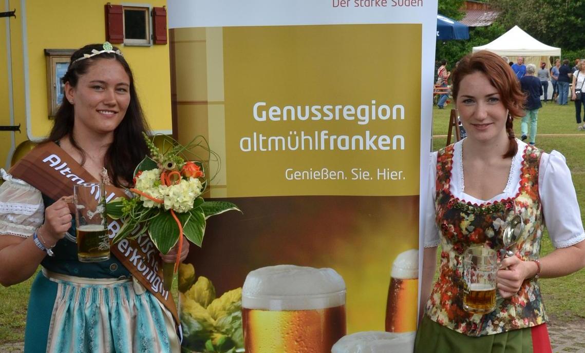Altmühlfränkische Bierkönigin übergibt Amt