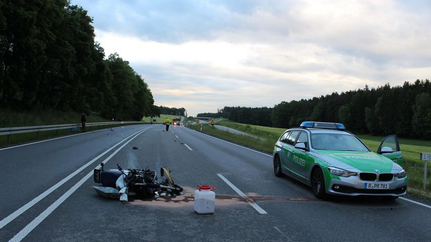 Schockierender Unfall: Motorradfahrer stirbt nahe Amberg
