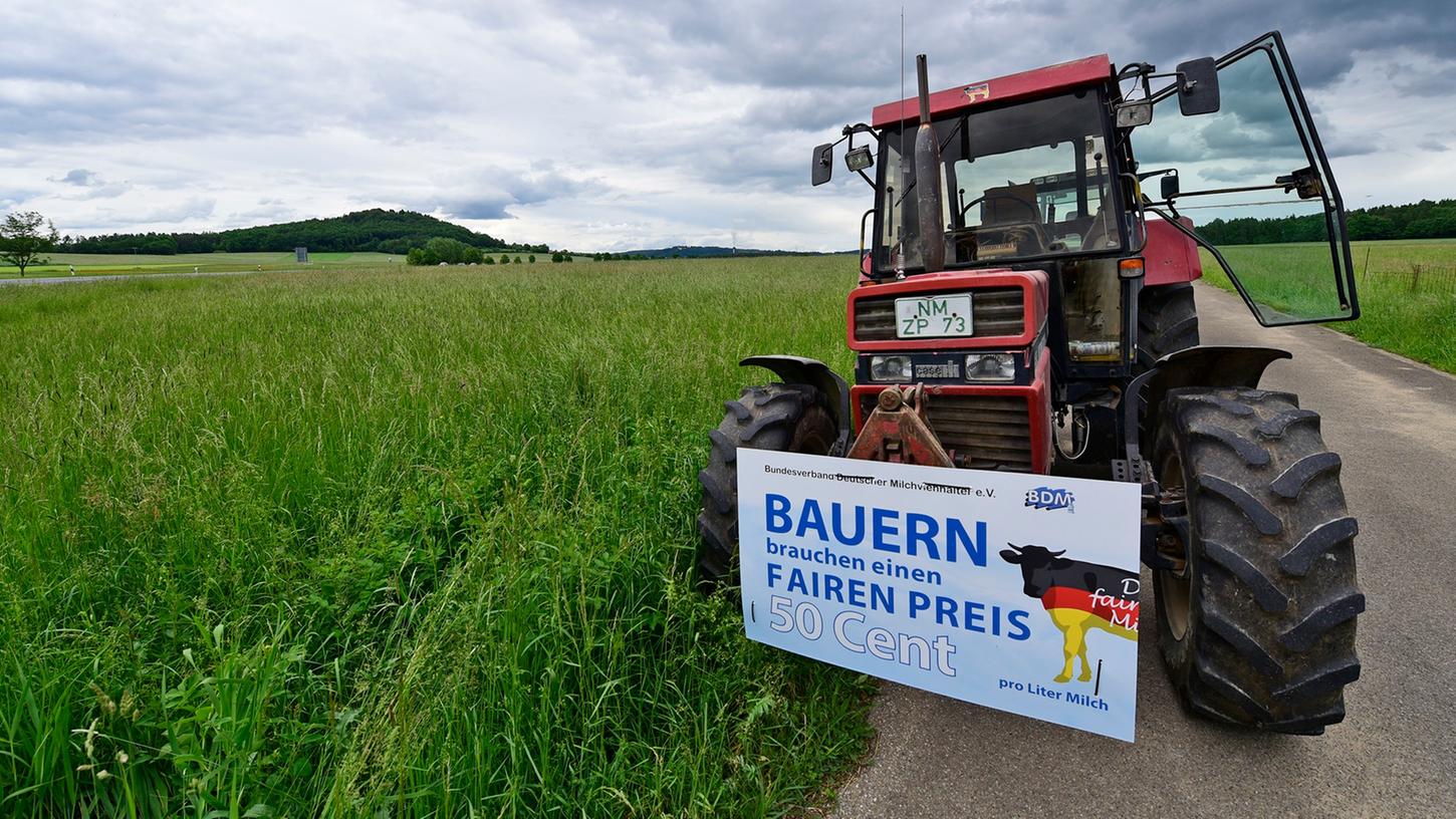 Immer wieder machen die Milchbauern in der Region auf ihre schwierige Lage aufmerksam.