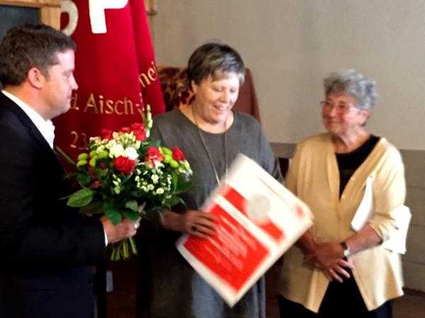 SPD-Unterbezirk überreicht zwei Max-Seidel-Medaillen