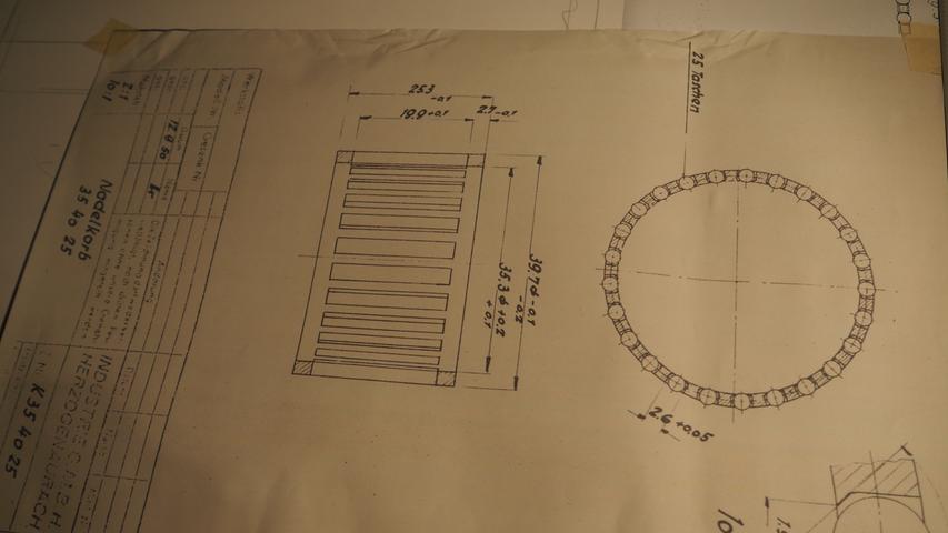 Der Plan eines Nadelkorbs aus dem Hause Schaeffler.