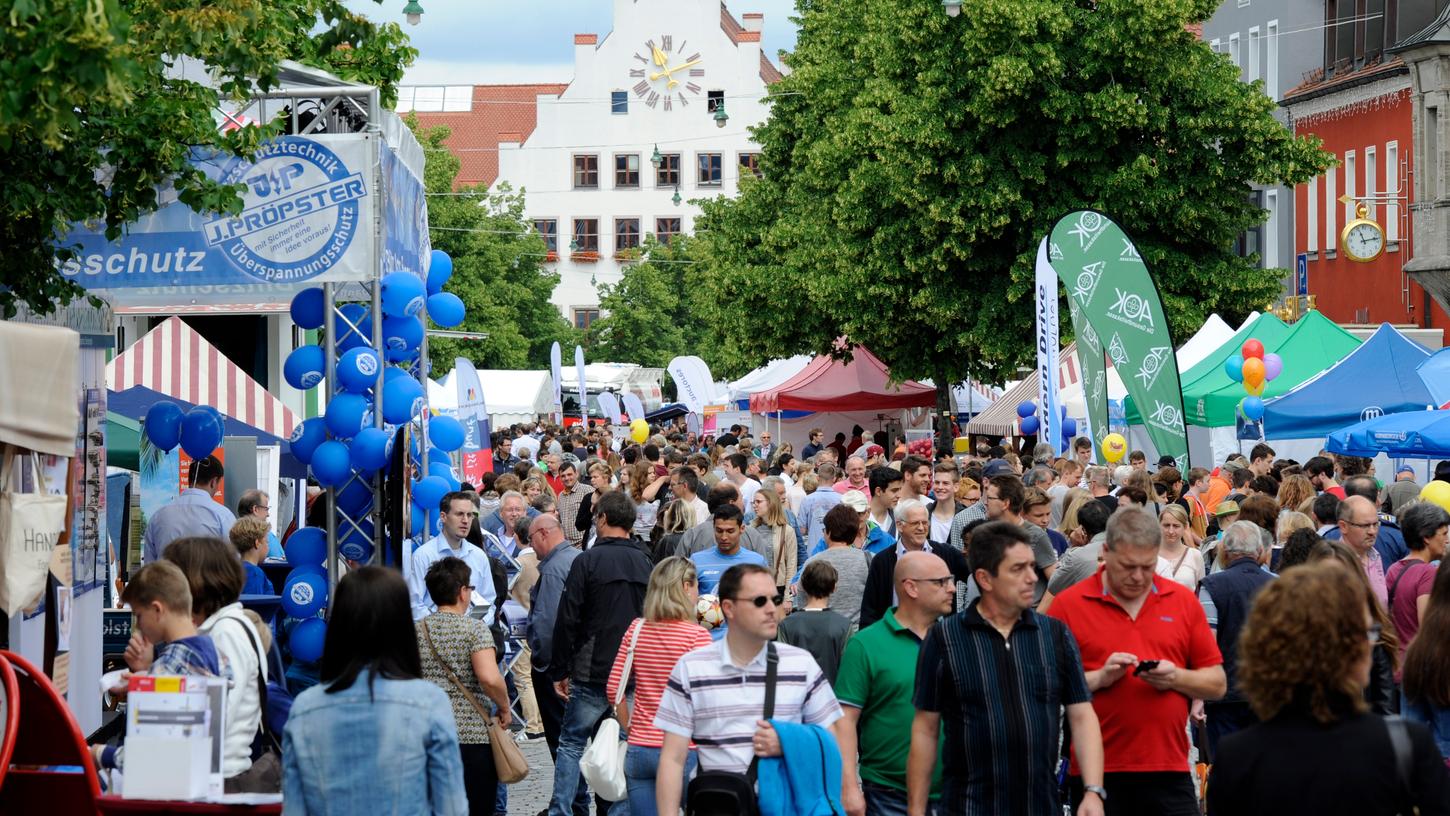 Die Neumarkter "Jobmeile" konnte 2020 nur virtuell stattfinden.