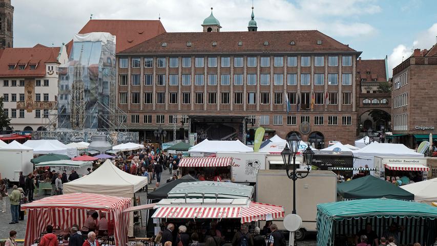 Regionale Köstlichkeiten bei der Nürnberger Bauernmarktmeile