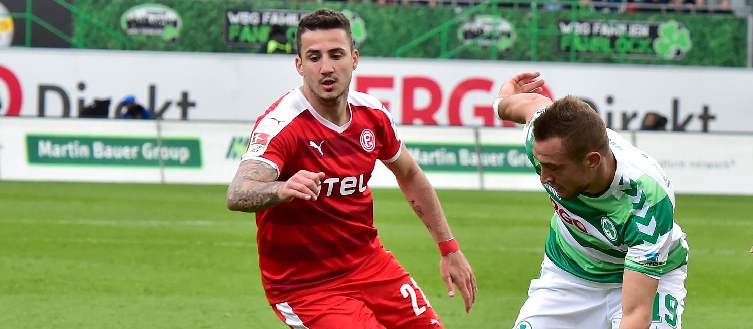 Mit der Düsseldorfer Fortuna spielte Sercan Sararer unlängst noch gegen seinen Ex-Verein aus Fürth. Nun zieht der Außenbahnwirbler weiter.