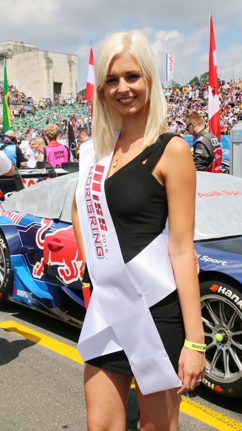 Via Facebookabstimmung gewann die 21-jährige Nürnbergerin Isabell Zylka die Wahl zur Miss Norisring 2016.