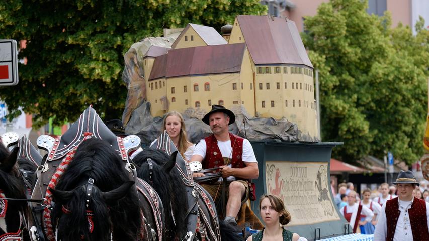 Höhepunkt des 41. Bayerischen Nordgautags: Festzug durch die Altstadt