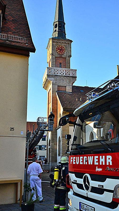 Küchenbrand in der Weißenburger Altstadt rasch gelöscht