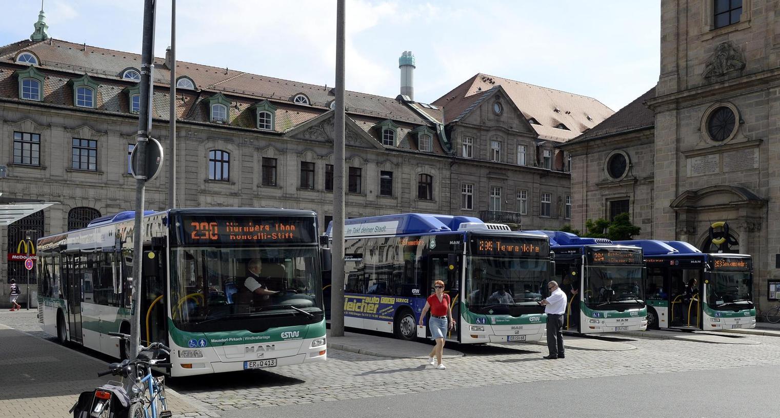 Erhöhung der Bustarife in Erlangen 