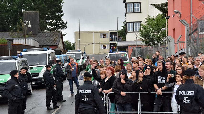 Nazi-Demo in Zirndorf am 02.07.2016. Fotos: Thomas Scherer