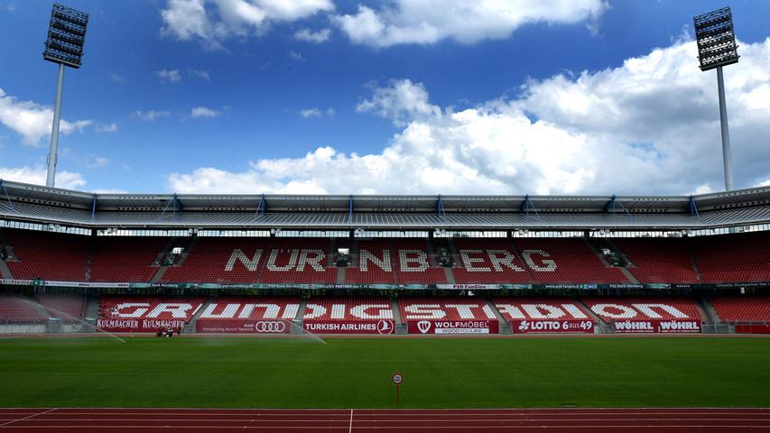 Grundig-Schriftzug am Stadion in Nürnberg entfernt
