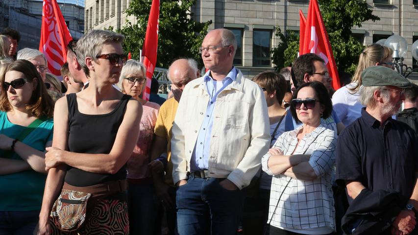 Protest gegen Pegida in Fürth