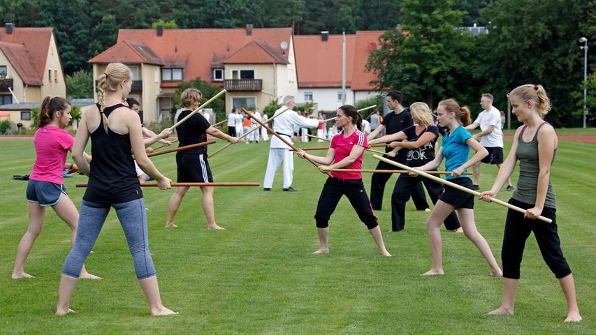 Der Verein Ju Hutsu Herzogenaurach hat bei seinem Kampfsport-Event "Out" eine große Palette von Disziplinen präsentiert.