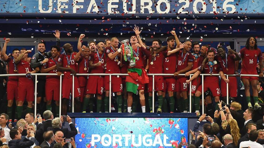Jubelbilder: So feierten Ronaldo und Co. den Titel