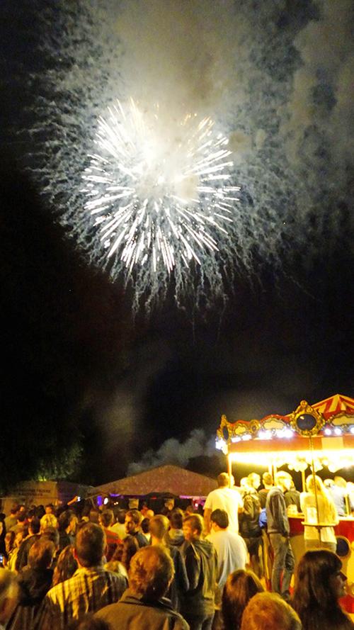 Abend der Stadt Treuchtlingen und Feuerwerk am Volksfest