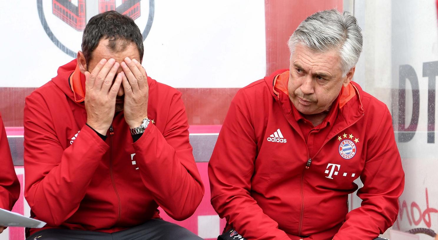 Stotterstart für Ancelotti: Der FC Bayern mühte sich beim Debüt des italienischen Trainers zu einem knappen Sieg gegen einen Fünftligisten.