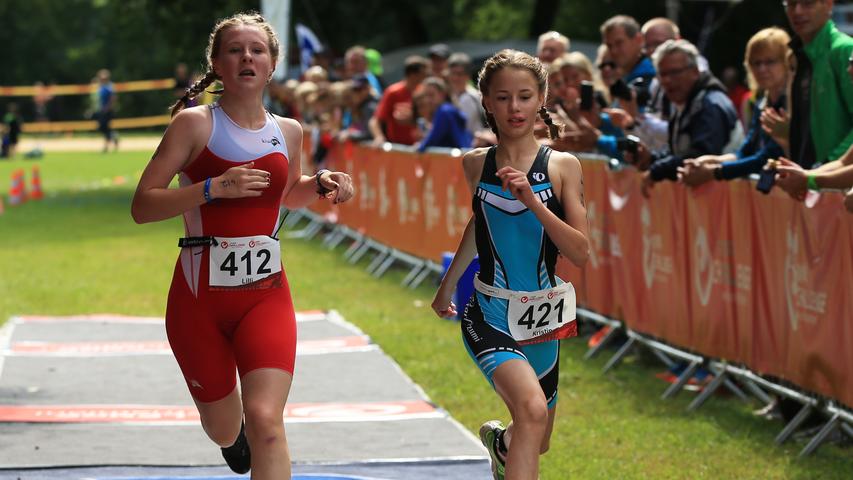 Warmlaufen beim Junior Challenge 2016 in Roth