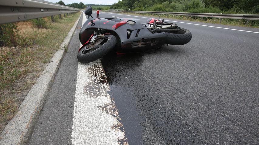 Motorradfahrer stirbt bei Verkehrsunfall bei Ebensfeld