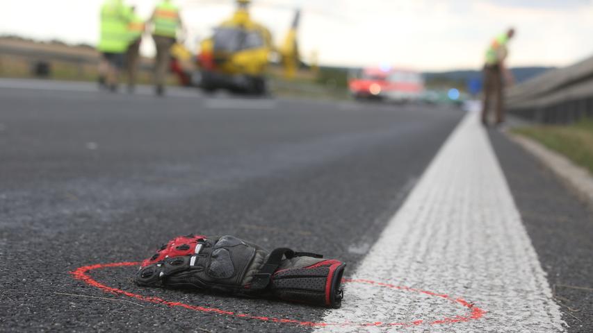 Motorradfahrer stirbt bei Verkehrsunfall bei Ebensfeld