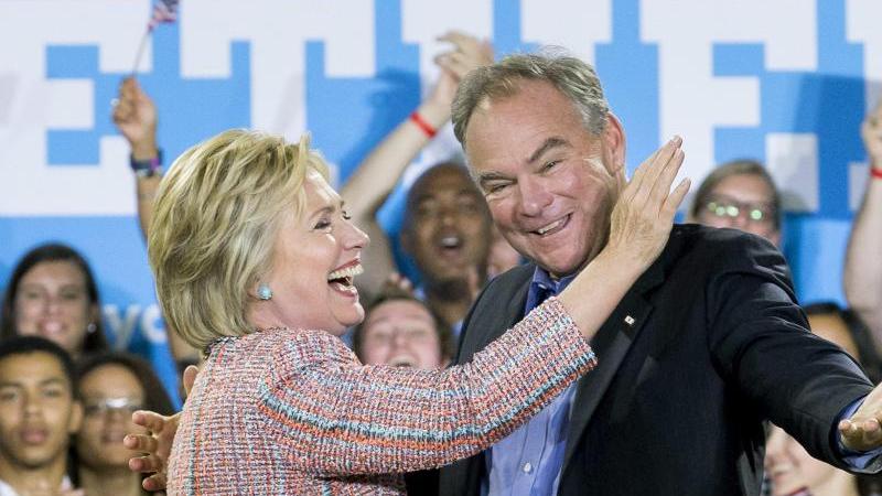 Tim Kaine soll Hillary Clintons Vize werden