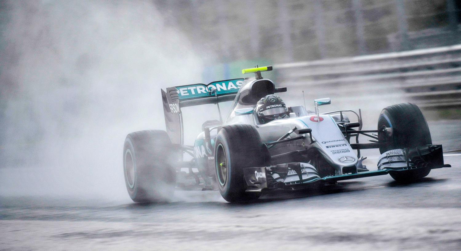 "Was für ein Wahnsinns-Qualifying", sagte Nico Rosberg nach der Regenschlacht in Ungarn.