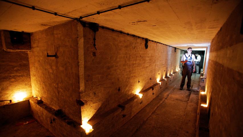 Nur noch wenige Relikte gibt es im Stadtgebiet — einen unterirdischen Stollen in der Feldgasse (Altstadt),...