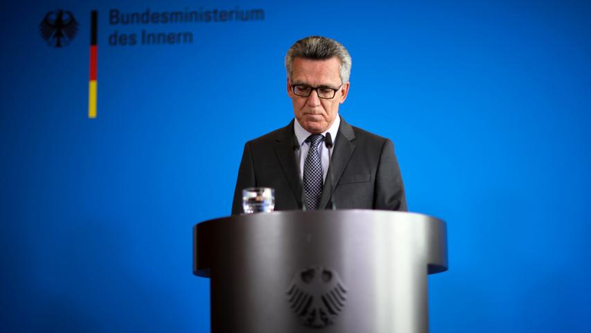 Bundesinnenminister Thomas de Maizière (CDU) wandte sich erneut gegen eine Vorverurteilung muslimischer Flüchtlinge.