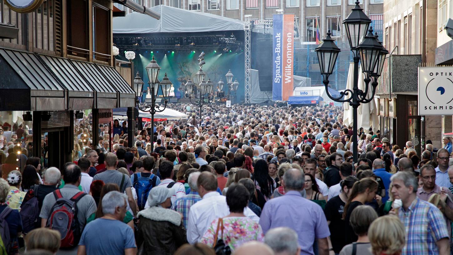 Drei Tage lang wird in Nürnbergs Innenstadt an allen Ecken Musik gemacht.