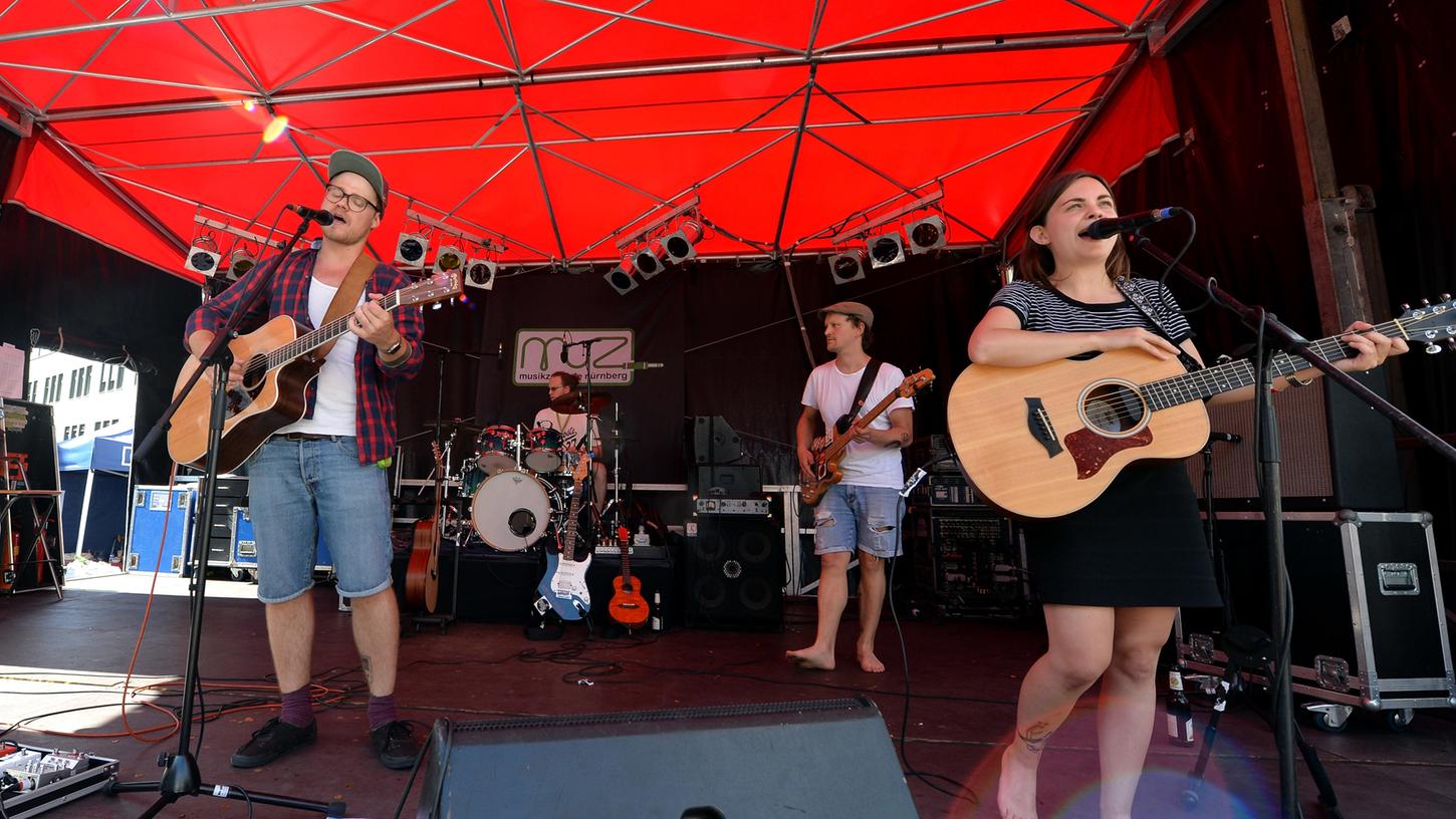 Die Boat Shed Pioneers spielten 2016 am Samstag auf der MUZ-Bühne.