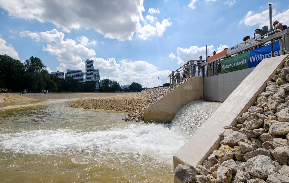 Die Wasserqualität in der neuen Norikusbucht soll "sehr gut" sein, versprechen die Verantwortlichen.