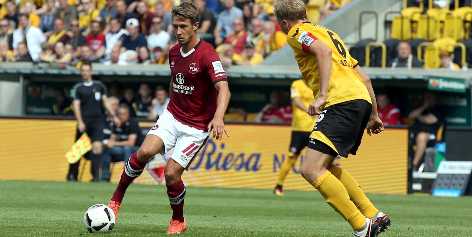 Jakub Sylvestr ist wieder in Nürnberg angekommen: Sein Einsatz in Dresden zeigte gute Ansätze. Jetzt will er wieder durchstarten.