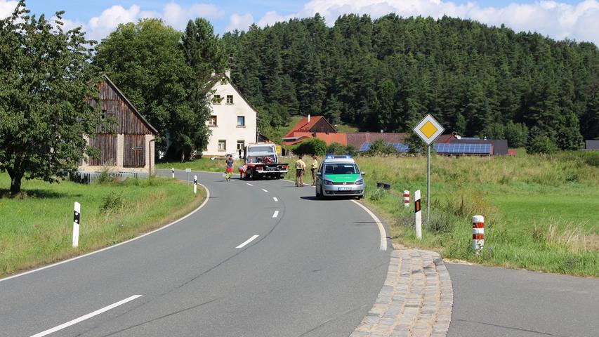 Unfall bei Stadelhofen: Motorradfahrer schwer verletzt 
