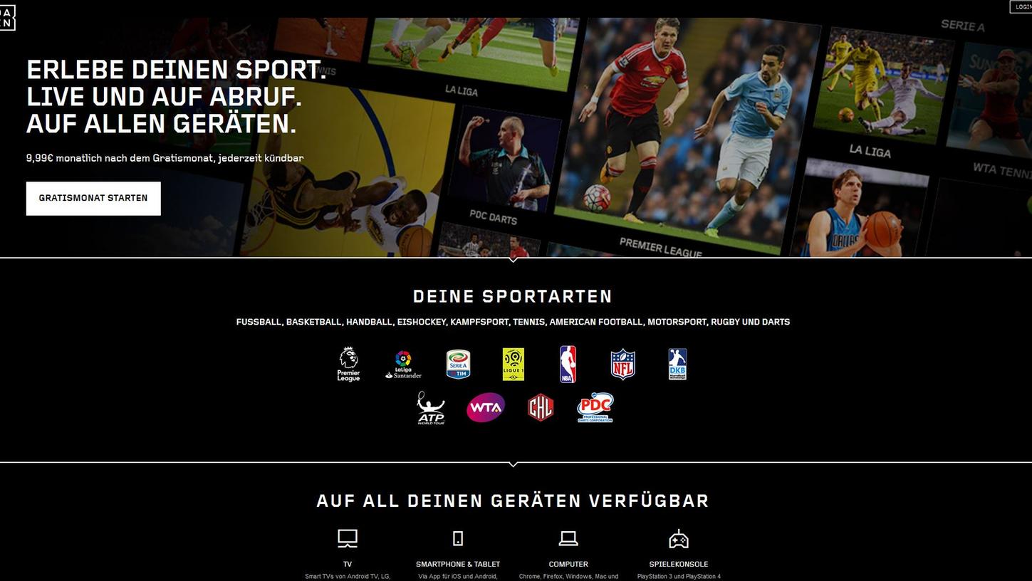 Der Streamingdienst-Anbieter DAZN will sein Fußball-Portfolio weiter ausbauen. Nach den Champions-League-Rechten steht nun die Bundesliga auf dem Programm.