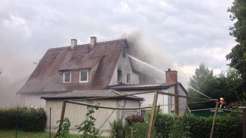 Wohnhaus in Bad Windsheim brannte: 150.000 Euro Schaden