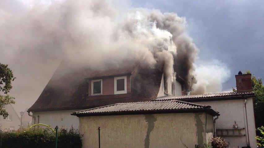 Wohnhaus in Bad Windsheim brannte: 150.000 Euro Schaden