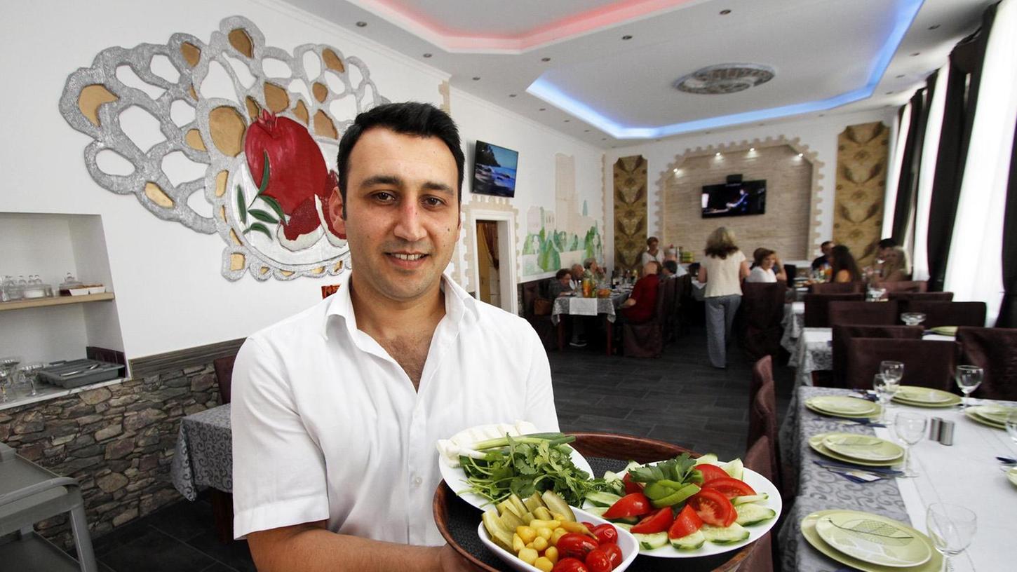 Aserbaidschanische Küche im 