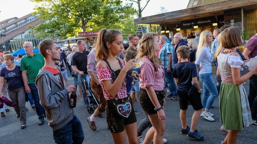 Party auf dem Juravolksfest