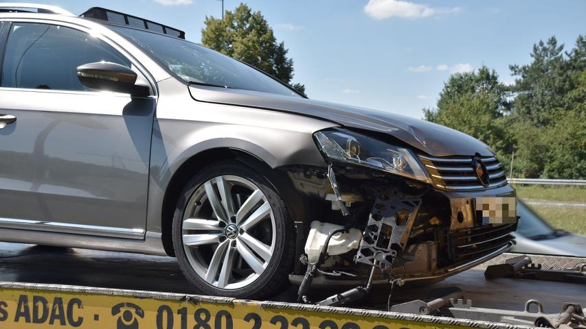 Zusammenstoß in Finkenbrunn: Mercedes-Fahrer schwer verletzt